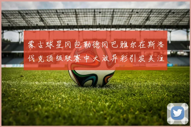 蒙古球星冈包勒德冈巴雅尔在斯洛伐克顶级联赛中大放异彩引发关注